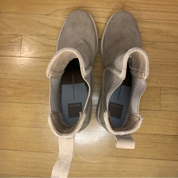 Dolce Vita Hawk H2O Waterproof Chelsea Boot in Mushroom Suede - Size 9.5 - Picture 5 of 9